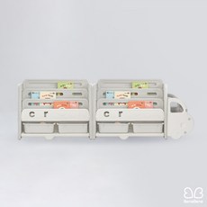 베네베네 CAR 유아 아기 전면 책장 정리대 헤드+책장 2개 구성, 단일옵션