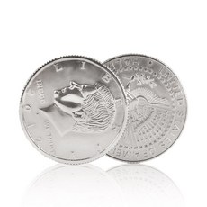 蝴蝶幣 折疊幣 硬幣穿玻璃 近景硬幣魔術道具, 蝴蝶幣,一個, 1個