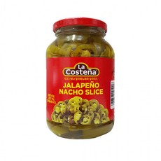 파스타나 스테이크 요리에 곁들이는 매콤한 할라피뇨 슬라이스 440g /, 1개