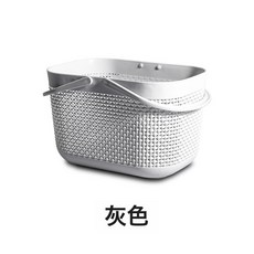日式洗澡籃手提式洗澡籃子浴室塑料洗漱收納筐瀝水浴筐洗浴置物籃, 如圖