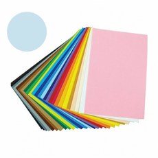 자이포라 칼라펠트 파스텔하늘 45*30 1개 무접착 학교 환경판 교실꾸미기