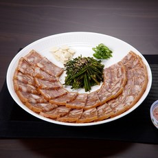 병천 옛날 통 편육 250g 국내산 돼지 머릿고기 (소스포함), 4개