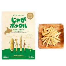 Calbee 卡樂比 薯條三兄弟 玉米口味 10入, 1個, 170g