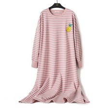 로로스키니 여성 빅사이즈 실내복 원피스 잠옷 LS0653