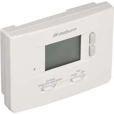 Braeburn 220NC 프로그래밍 불가능 온도 조절기 흰색 AA