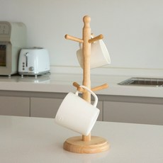 모노먼트 원목 머그컵걸이, 2개