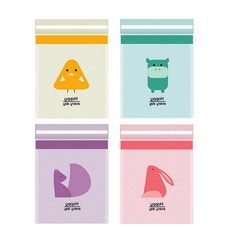 유니상점 간편부착 쓰레기봉지 부착식씽크대쓰레기통 부착일회용쓰레기봉지, 토끼, 1개