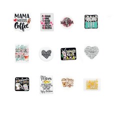 KnvsS 펜용 실리콘 비즈 벌크 DIY 키체인 제작 멀티컬러 (자폐증), Mama, 1개