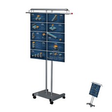 [칠마누] 신문철 챠트걸이 홍보게시판 고급차트걸이