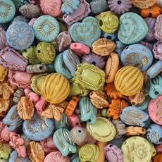 20 그램/몫 혼합 클래식 비즈 DIY 팔찌에 대 한 아크릴 스페이서 구슬 페르시 소재 쥬얼리 액세서리 용품 만들기, Mixed, 1개