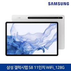 삼성전자 갤럭시탭 S8 SM-X700, 실버, 128GB, Wi-Fi