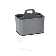 사무실 필기도구 펜 칸칸 분리 수납정리함 연필꽂이 15x11x13cm 회색 수납함 트레이