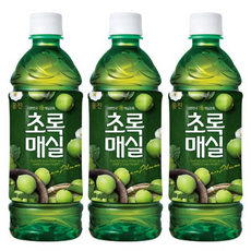웅진 초록매실 입/매실음료/음료/과일음료/웅진매실/초록매실/매실/후식/매실맛음료/매실쥬스, 500ml, 20개