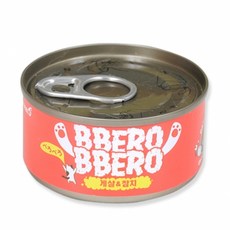 고양이 캔간식 참치 게살 빼로빼로 80g, 1개