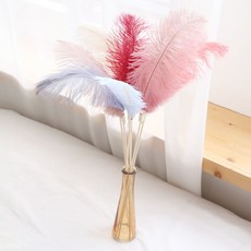 천연 타조 깃털 디퓨저 스틱/북유럽 인테리어 소품, 본상품선택, 블루