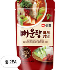 샘표 매운탕 찌개양념, 140g, 2개