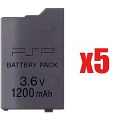 쿠쿠스토어 소니 PSP2000 플레이스테이션 휴대 게임패드 3.V 리튬 충전식 배터리 팩, 02 5pcs PSP-S110 3.V, 01 China Mainland