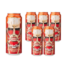 클룹 스프린트 진격의거인 에너지드링크 오렌지임팩트 제로 500ml, 6개입