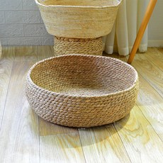 고양이 둥지 등나무 겨울 따뜻한 사계절 유니버설 Pu 짠 애완 동물 둥지 폐쇄 고양이 빌라 둥지 먼지, 둥근 작은 마당 오프닝 34 는 5kg 이내