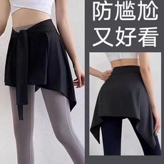 一片式運動瑜珈短裙 外搭遮臀