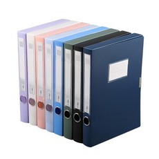 A4 PP 접이식 파일박스 서류보관함 대용량 문서정리함 20개세트, 10개, AS_7.5CM/핑크/10개 세트