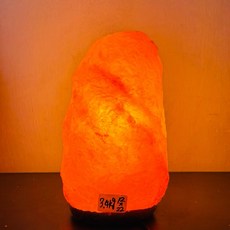 鹽燈 3.6kg 下寬上窄 穩坐如山, 1個, 搭配開關電線