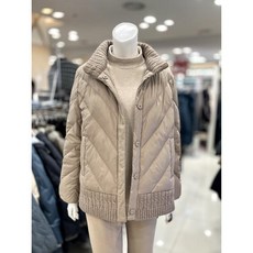 소고 세이브존01 니트 배색 구스 점퍼 TI4FA23_BK (42293466)