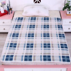 成人看護墊 防水可洗護理墊 老人防漏墊 大尺寸, 1個, 多彩格,80-120cm一條裝