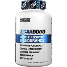 EVLUTIONNUTRITION BCAA支鏈胺基酸膠囊 5000mg, 240顆, 1罐