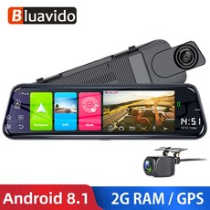 영어 설명서 4G Android 8.1 자동차 백미러 DVR GPS 내비게이션 2G RAM Fast Run HD 1080P 주행기록기 원격 모니터, AC19-10형, 하나도 없다