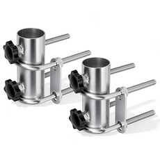 BLUELF Heavy Duty Umbrella Clamp Holder – 2 Pack Adjustable Carbon Steel Patio Umbrella Mount for, BLUELF Heavy Duty Umbrella Cla