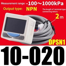디지털 압력 스위치 전자식 색상 디스플레이 공압 게이지, 6. NPN1-10-020, 1개