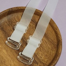 올피노 어깨선 반투명 브라끈 간편착용 1.3cm 1세트