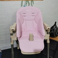 【A 優選】貝能餐椅原廠坐墊h580防水pu寶寶皮套夏座墊配件安全帶, 夢幻粉PU皮（原廠直銷）防水防污