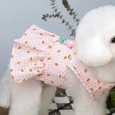 반려견옷 프릴25 원피스 반려견 애견의류 강아지옷 EA, 1개, XS/그린