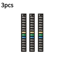 디지털 수족관 스틱 스케일 측정 액세서리 스티커 STR HESIVE 탱크 물고기 변색 온도 듀얼, 3pcs