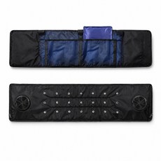 寵物推車雙風扇涼感墊 5V全域送風 散熱墊, 黑網+黑色牛津布（帶冰袋收納袋）, 1個