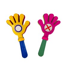 손바닥 짝짝이 OX 퀴즈 게임 응원 도구 박수 도구 월드컵 체육대회 야구, 랜덤컬러 1개입