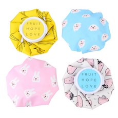 냉찜질 온찜질 과일 토끼 얼음 찜질팩 골프 얼음주머니 눈찜질 팩 골프 아이스팩, 핑크, 1개