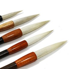오죽서예붓 한글 캘리그라피 수묵화 작업용 특대 붓 14mm, 1개