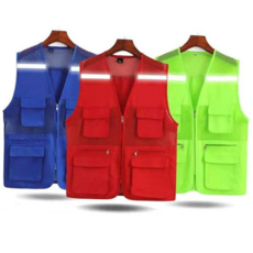 메쉬조끼 애글 반사판 여름 메쉬 조끼 작업 공장 등산 낚시 택