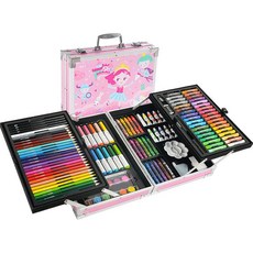 미술도구세트 초등학생 색연필 초등학생문구세트 졸업 어린이 미술, 2. 132종 동화공주 알루미늄세트