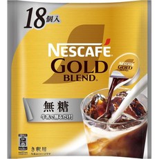 인스턴트 커피 네스카페 골드블렌드 포션 무가당 18개 봉지 아이스커피 농축 희석, 1개