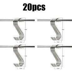 후크 벽걸이형 욕실 주방 캐비닛 도어, 1개, 3. 20pcs Large
