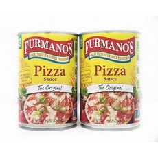 1921년 이래로 신뢰할 수 있는 가족 농장의 토마토 제품 피자 소스 퓨레 퓨레 2팩 (425.2g(15온스) 피자 소스 오리지널 피자 소스), 15oz, 425g