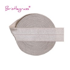 프린 BRISTLEGRASS 스판덱스 새틴 밴드 테이프 헤어 머리띠 드레스 DIY 바느질 트림에 대한 5 야드 3/4 20mm 솔리드 폴드 오버 고무줄웨빙타프 웨빙웨빙 스트랩가방, 5 Yards