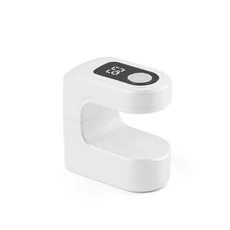 네일 플레이트용 두 단계 타이머 기능을 갖춘 컴팩트하고 휴대 가능한 사각형 캔디 골드 램프로 빠른 건조, 01 white, 01 white