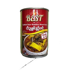 미얀마 베스트 캣피쉬 사우어 뱀부 슈트 커리 / Myanmar Best Catfish Sour Bamboo shoot Curry, 425g, 1개
