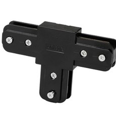 (올핀) 레일부속 티자연결 블랙 KC 비츠온, 1개