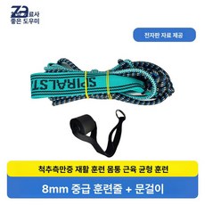 풀업밴드 SPS 나선형 초급의 근육 교정 장력 체인 10, 1개, 8mm 중급자용 도어